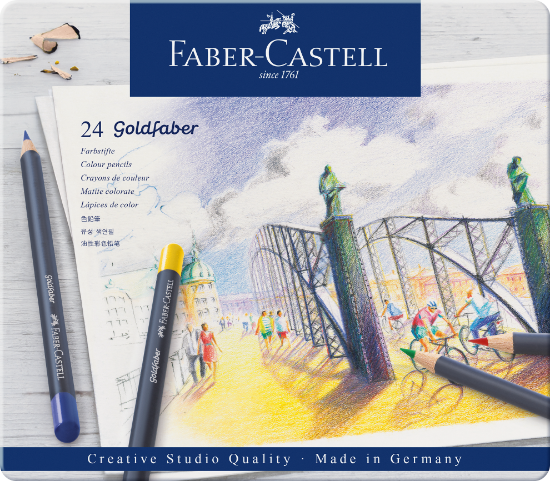 Billede af Farveblyant Faber-Castell Goldfaber (24)