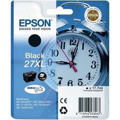 Billede af Blækpatron Epson 27XL BK