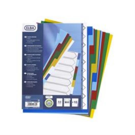 Billede af Faneblade Elba A4 Maxi 10-delt