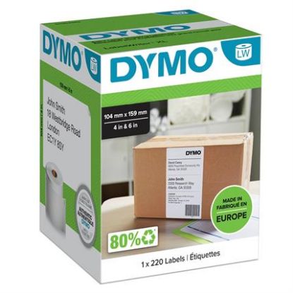 Billede af DYMO labels 104x159mm S0904980