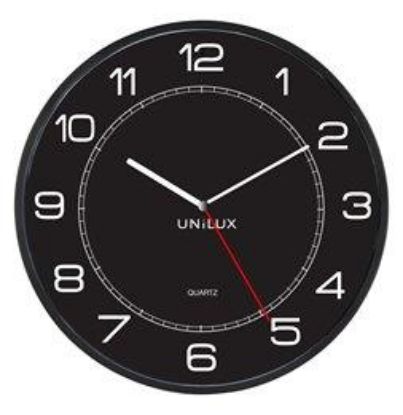 Billede af Vægur Unilux MEGA sort 57,5cm.