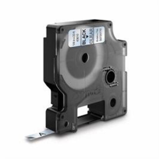 Billede af Labeltape DYMO 6mm sort/klar