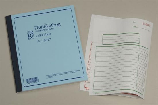 Billede af Duplikatbog Grafisk 10017