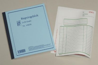 Billede af Regningsblok Grafisk 10020