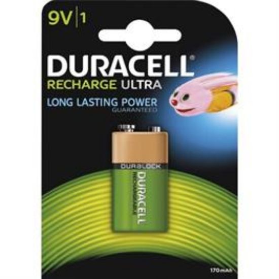 Billede af Batteri Duracell genoplad. 9V