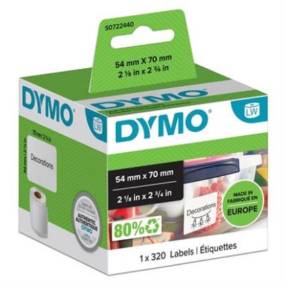 Billede af DYMO labels 54x70mm S0722440