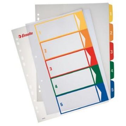 Billede af Plastregister Esselte A4 maxi 1-5 (20)