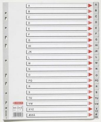 Billede af Plastregister Esselte A4 maxi A-Å (10)