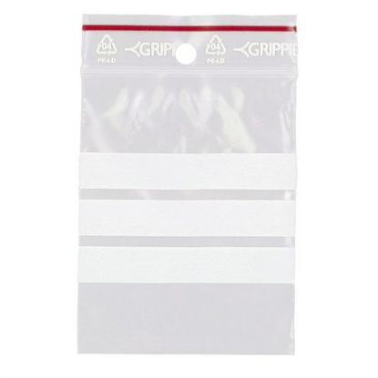 Billede af Lynlåspose 60x80mm m/ skrivefelt