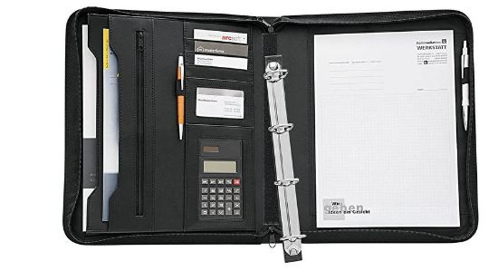 Billede af Konferencemappe med lommeregner