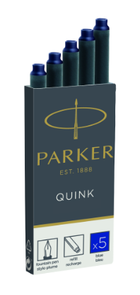 Billede af Parker QUINK blækpatron blå (5)