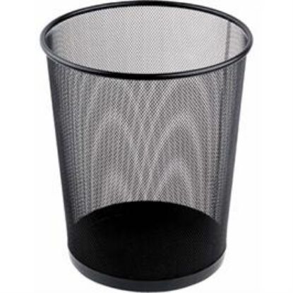 Billede af Papirkurv tråd metal sort 18l.