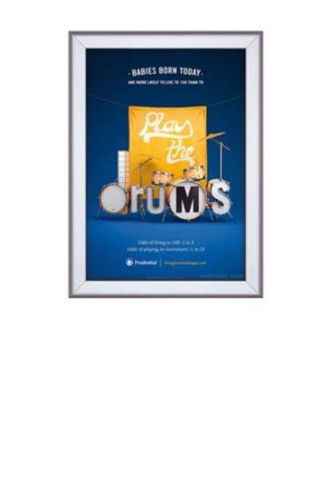 Billede af Snapramme Twin Light A2