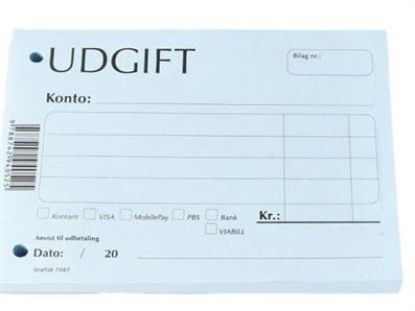 Billede af Udgiftsbilag Grafisk 1047