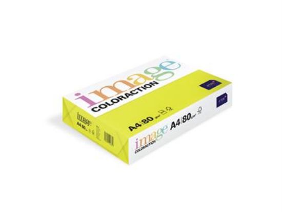 Billede af Kopipapir A4 Neon gul Ibiza