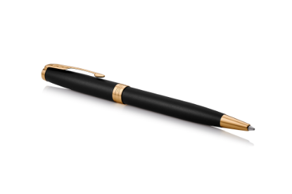 Billede af Kuglepen Parker Sonnet Matte Black G.C.