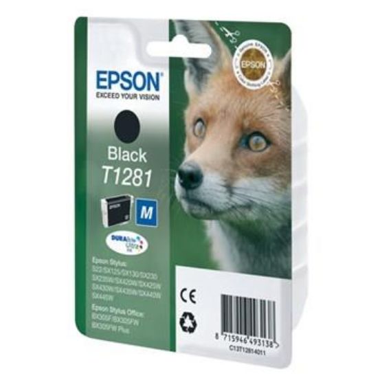 Billede af Blækpatron Epson T1281 BK