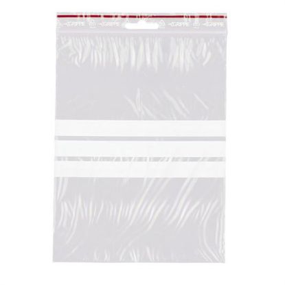 Billede af Lynlåspose 150x200mm m/ skrivefelt
