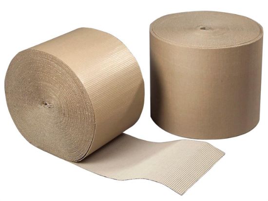 Billede af Bølgepap brun 120cm x 70m