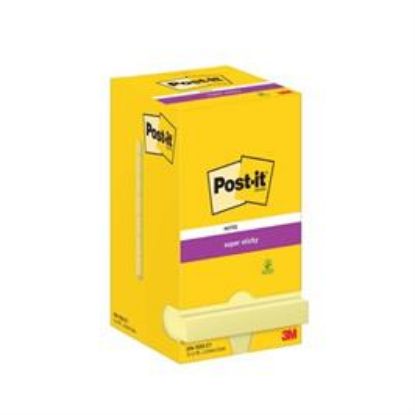 Billede af Memoblok Post-it 654 Super Sticky