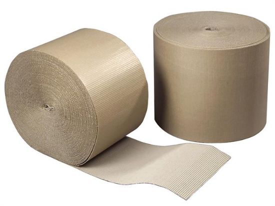 Billede af Bølgepap brun 100cm x 70m
