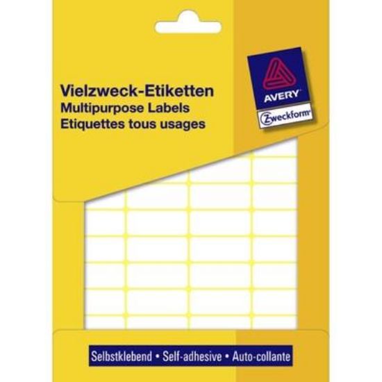 Billede af Etiketter Avery hvid 50x19mm