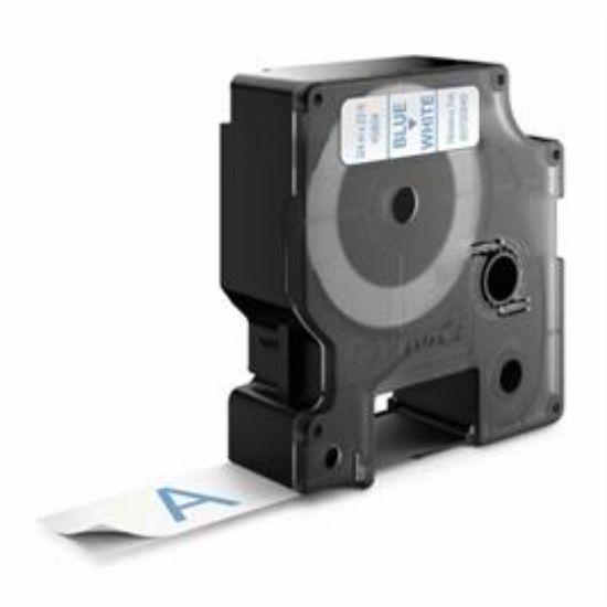 Billede af Labeltape DYMO 19mm blå/hvid