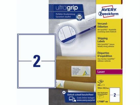 Billede af Laserlabels Avery L7168-100
