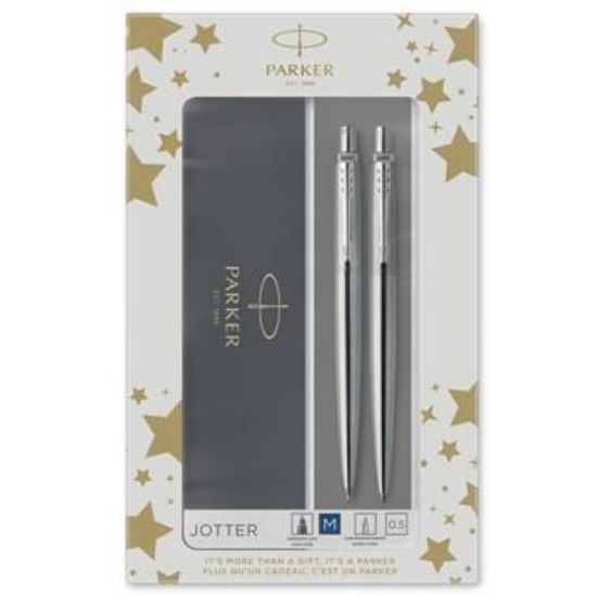 Billede af Parker Jotter Steel kuglepen/pencil
