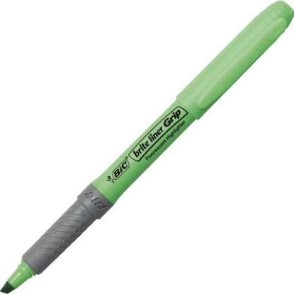 Billede af Tekstmarker Bic Brite liner Grip grøn